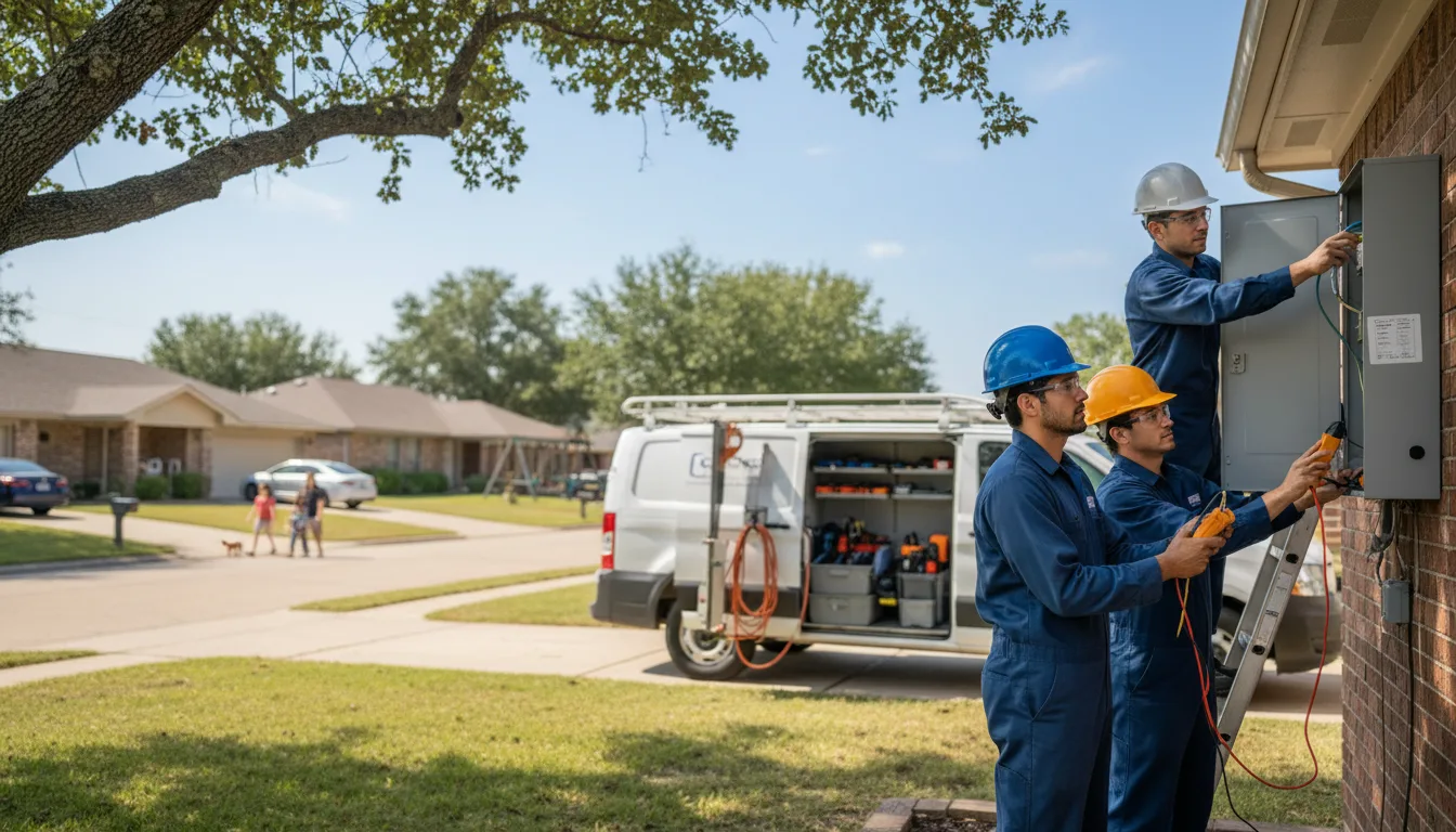 Certified electrician providing emergency electrical services in Finley, TN